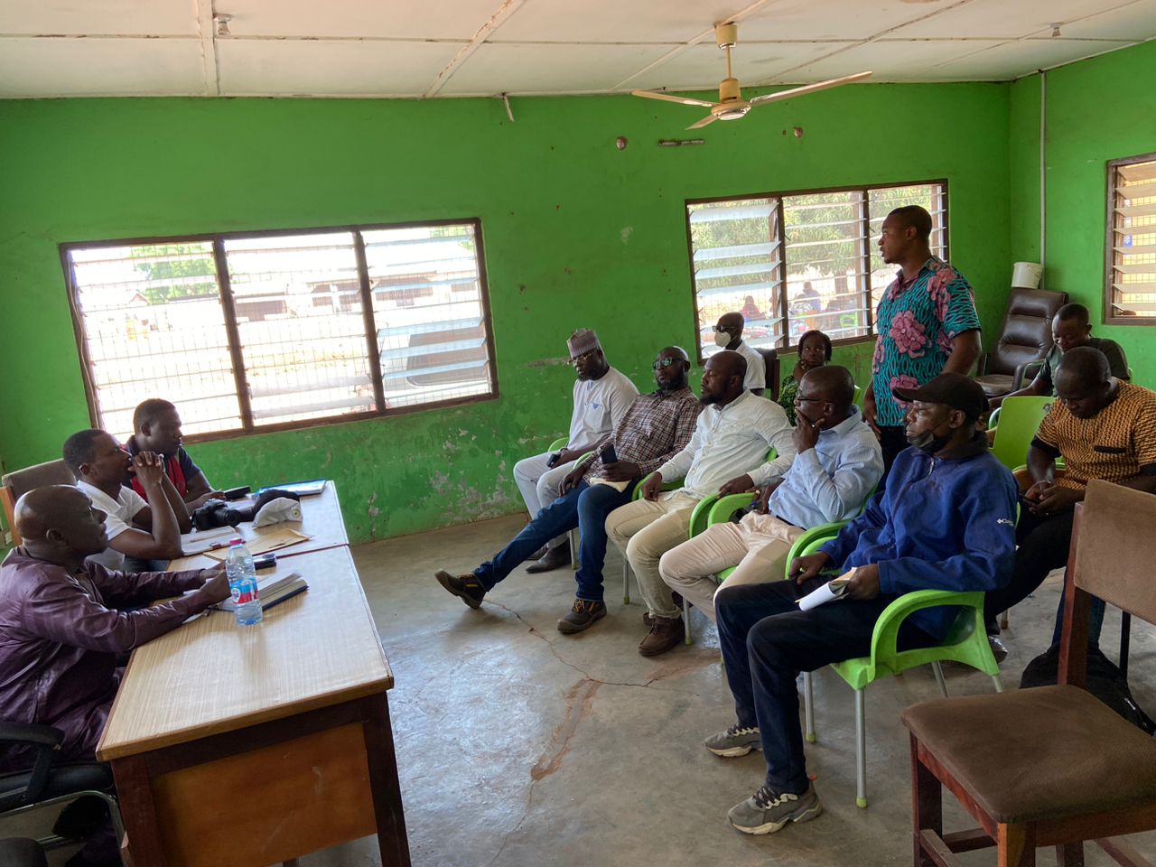 A SOCO site meeting was successfully held after the site monitoring had taken place.